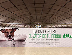 Publicidad Metro Bilbao Mezzaninas