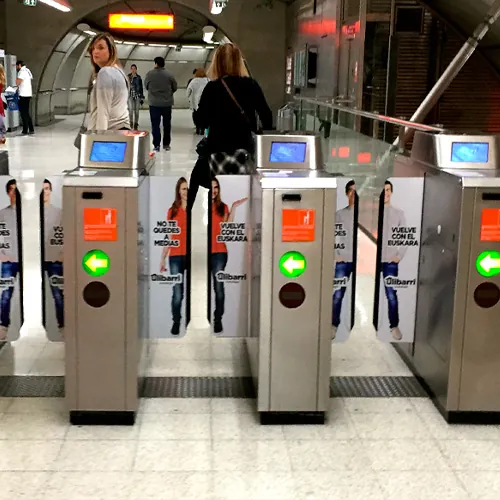 Publicidad Metro Bilbao Canceladoras