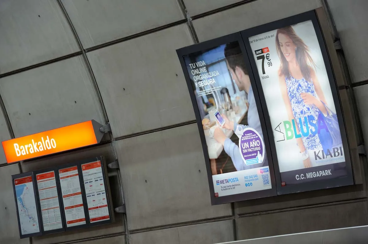 Publicidad Metro Bilbao