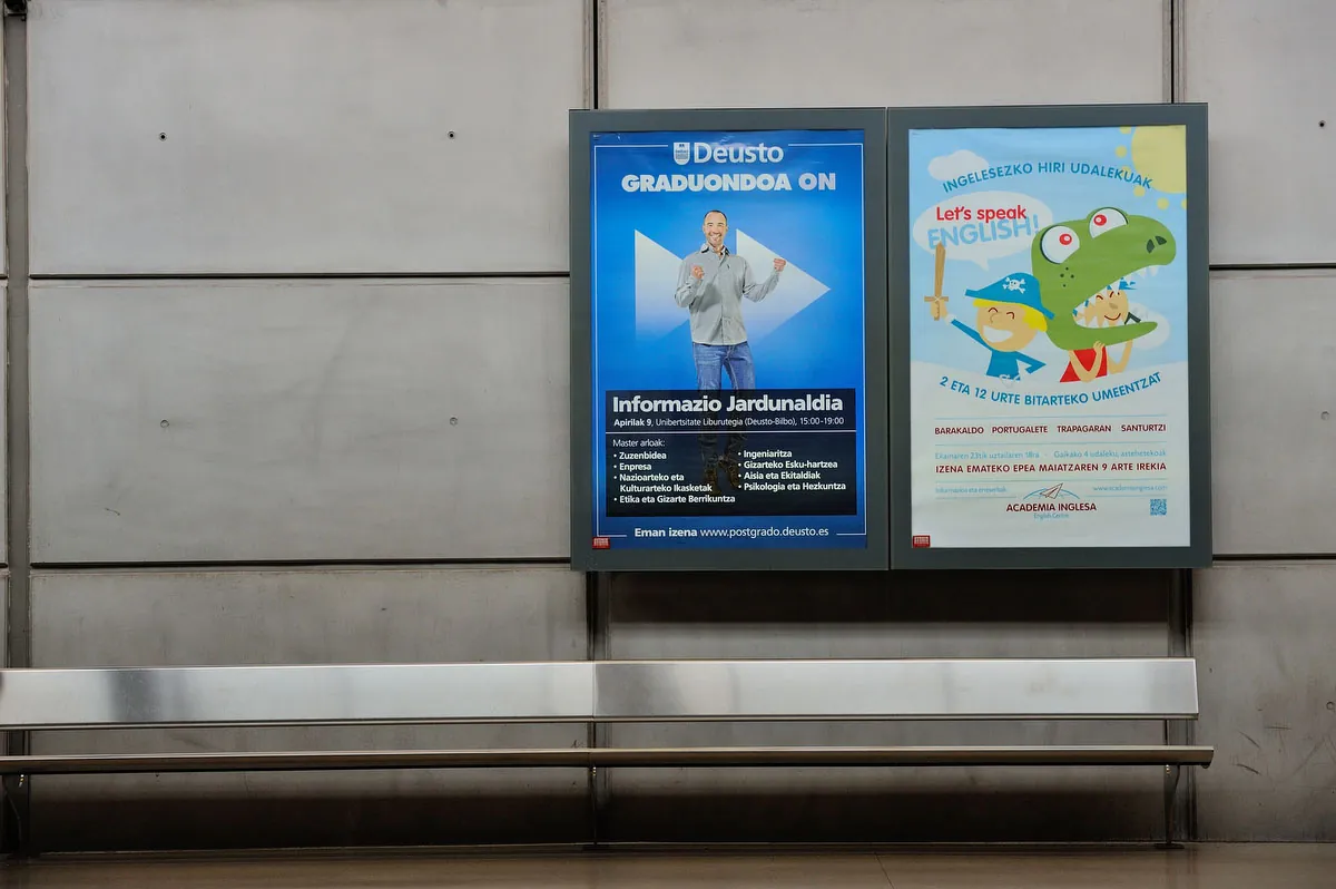 Publicidad Metro Bilbao