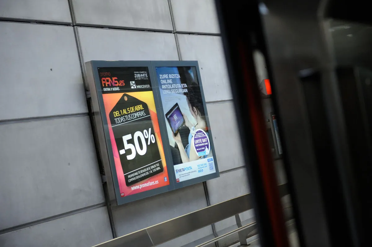 Publicidad Metro Bilbao