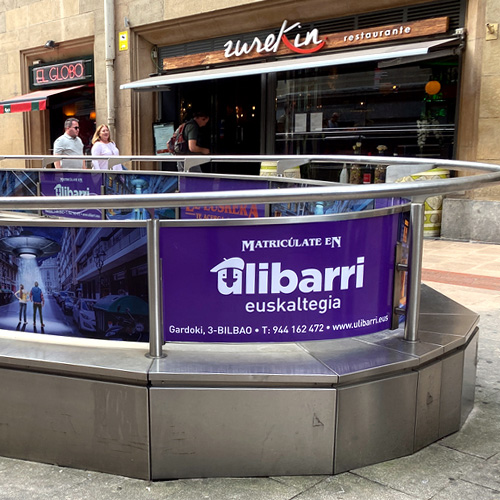 PublicidadMetroBilbao-Barandilla