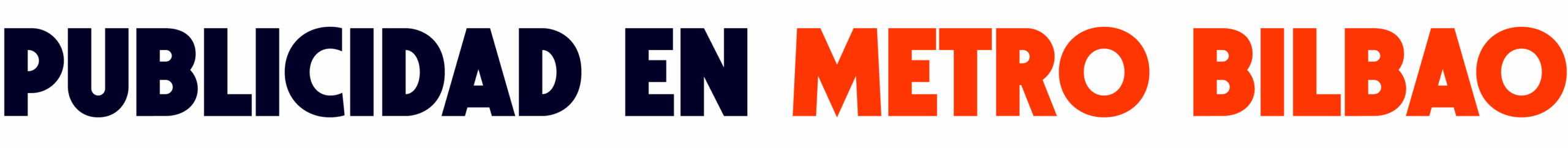 Publicidad Metro Bilbao EU